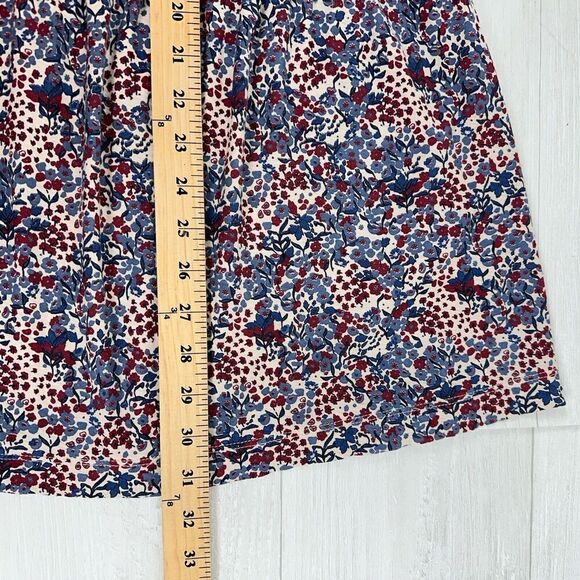 Nation‎ LTD Martine Knit Midi Dress Size Small Floral Print Tiered Smocked Waist - Picture 15 of 16